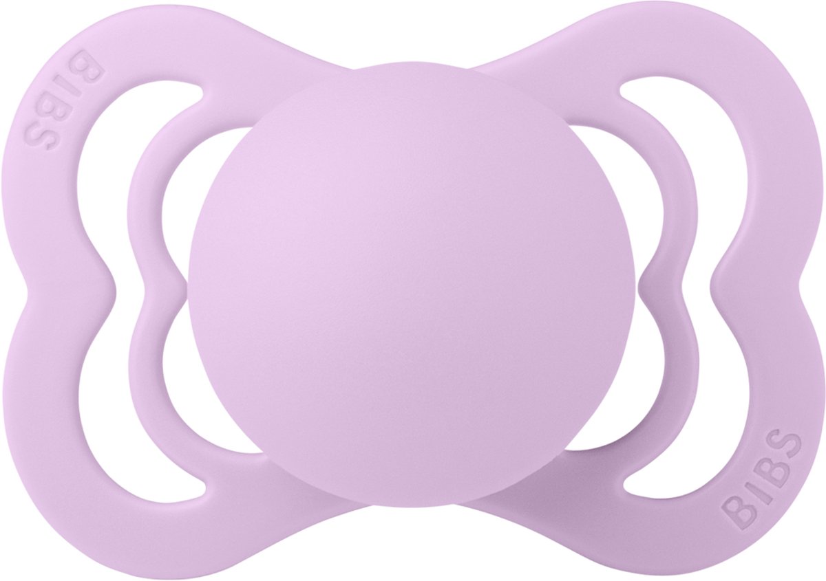 Goedkoopste BIBS Supreme Fopspeen - Maat 2 6-18 maanden - Latex – Violet Sky