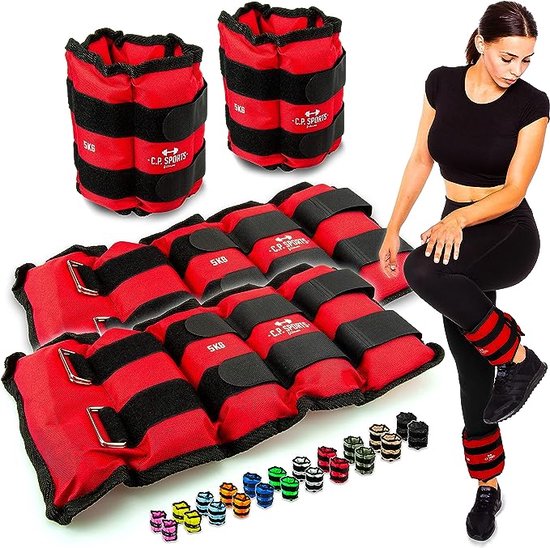 2 stuks gewichtsmanchetten, voet, gewichten voor benen en armen, enkelgewichten, polsgewichten, enkelgewichten voor pilates, yoga, wandelen, joggen, aerobics (blauw, 0,5 kg