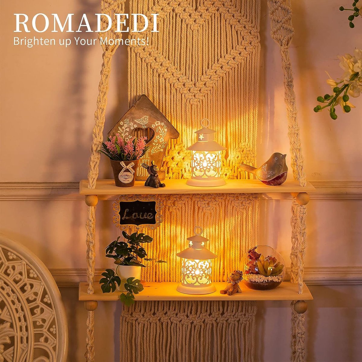 Kerststal Lantaarn | Vintage Glitter Lantaarn, Kerst Decor