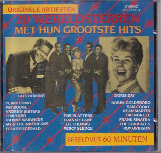 20 wereldsterren met hun grootste hits - Diverse artiesten CD