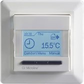MCD4 thermostaat incl external sensor Inbouw klokthermostaat (grafische display) met vloersensor vloerverwarming