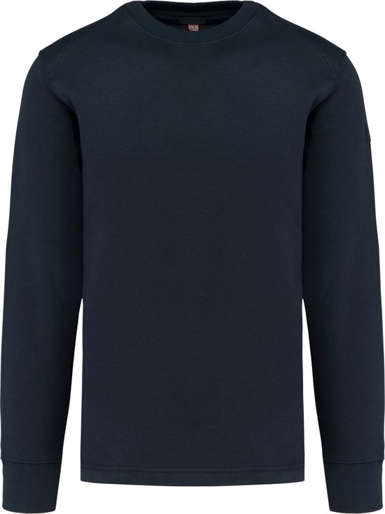 Sweatshirt Heren 5XL WK. Designed To Work Ronde hals Lange mouw Navy 80% Katoen, 20% Polyester