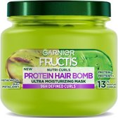 Fructis Nutri Curls Protein Hair Bomb masque hydratant pour cheveux bouclés 320ml