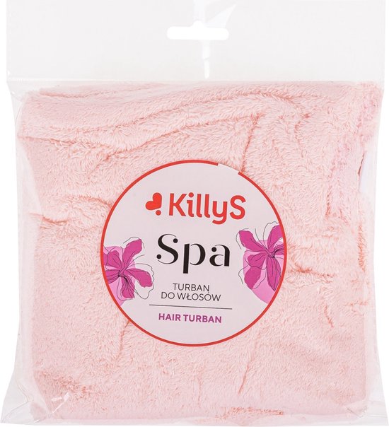 Haarhanddoek in de vorm van een tulband