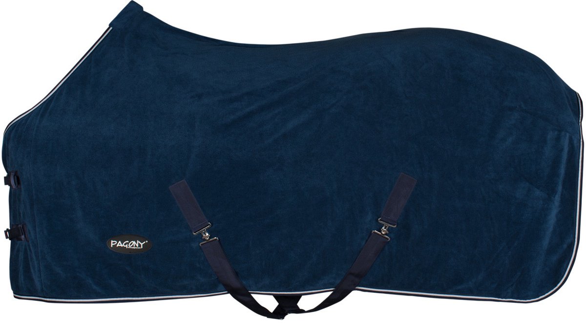 Pagony Quick Dry Zweetdeken - Paardendeken - Maat: 195 - Donkerblauw - Polyamide