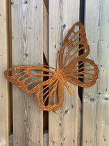 Metalen wanddecoraties - De kleine vlinder - Vlinder decoratie