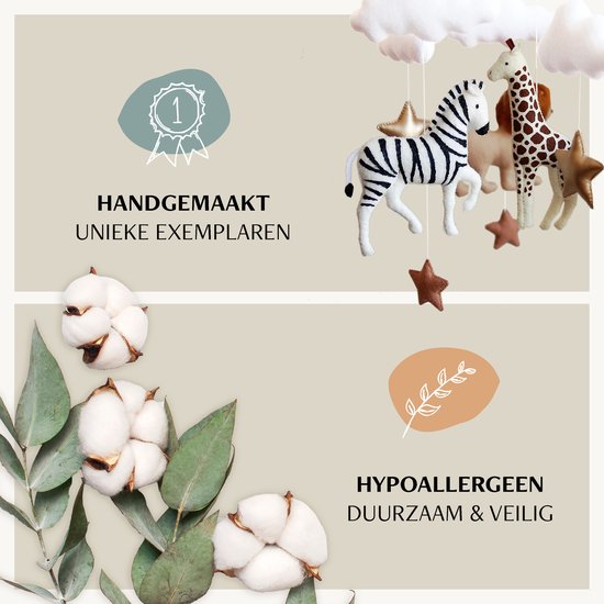 Gry & sif - groot blad vilt - donkergroen - Hoge Ramen