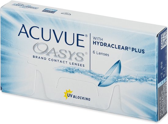 -2.00 - ACUVUE® OASYS with HYDRACLEAR® PLUS - 6 pack - Weeklenzen - BC 8.80 - Contactlenzen - Acuvue