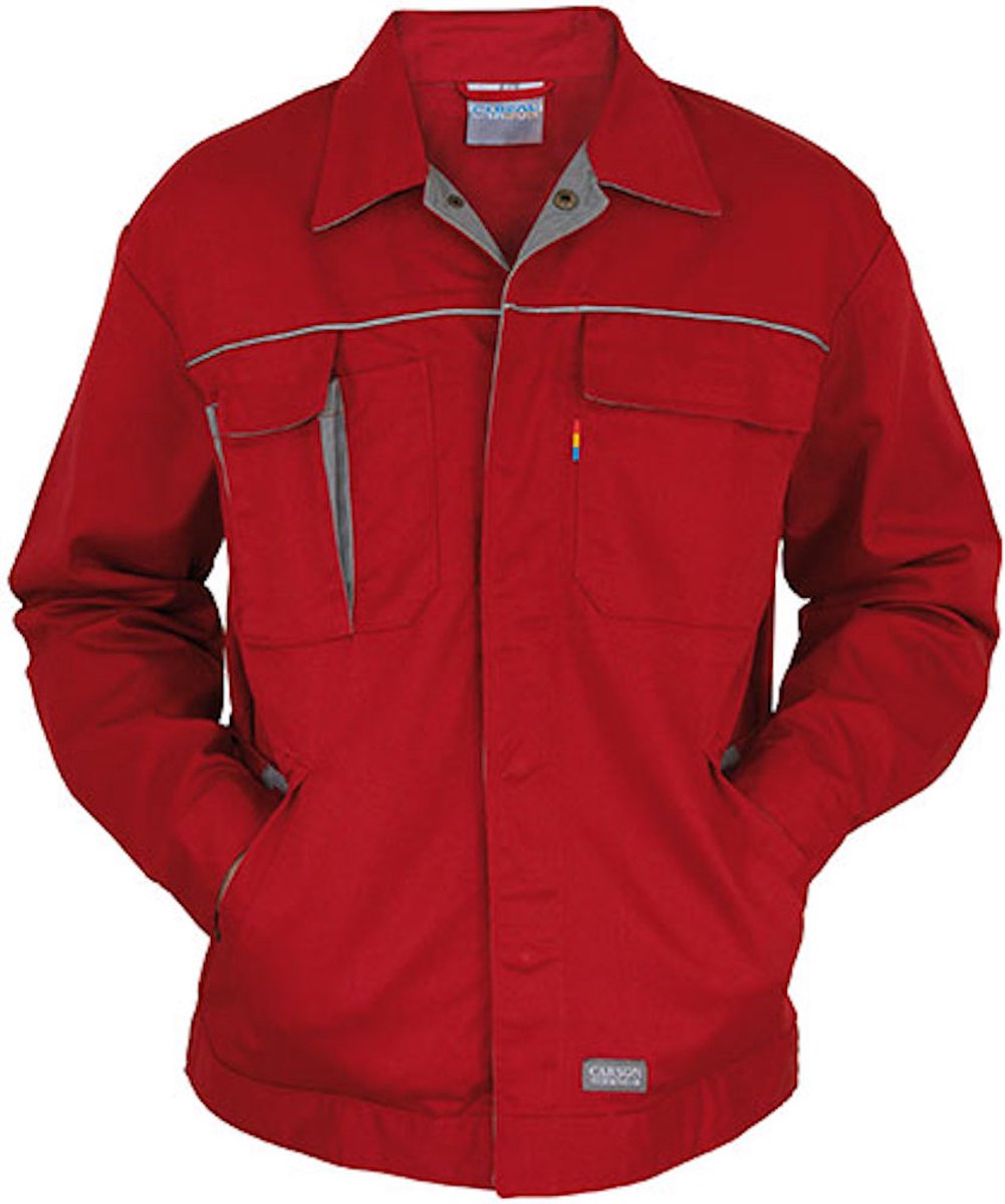 Carson Workwear 'Contrast' Jacket Werkjas Red - 42