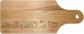 Skyline Borrelplank Venlo - Hapjesplank - Serveerplank - Cadeau Jubilea - Cadeau verjaardag - Cadeau geschenk - Serveren - WoodWideCities