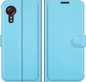 Coverup Book Case - Geschikt voor Samsung Galaxy Xcover 5 Hoesje - Lichtblauw