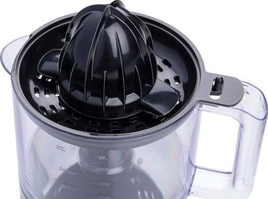 alpina Elektrische Citruspers - 30W/230V - Sinaasappelpers - Sap Reservoir 800ML - Filter voor Pulp en Pitjes - BPA-Vrij - Zilver van Merkloos — afbeelding 3