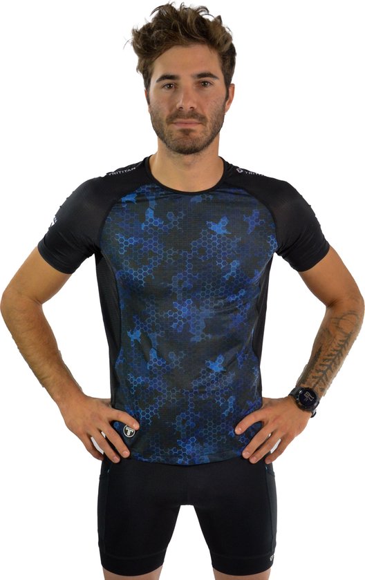 TriTiTan Tech Ultra Light Running Shirt Men - Hardlopen Sportshirt - 3XL