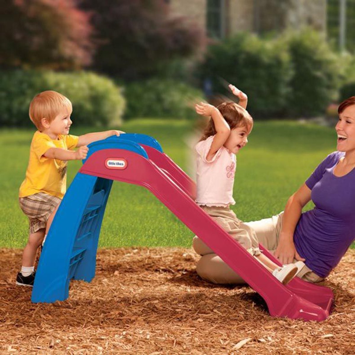 Little Tikes Glijbaan First Slide - Peuter -Voor Buiten en Binnen - Blauw Rood — afbeelding 4