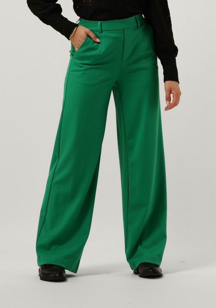 Object Objlisa Wide Pant Noos Broeken & Jumpsuits Dames - Jeans - Broekpak - Groen - Maat 38