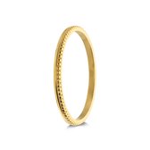 Glow 214.068556 Dames Ring - Minimalistische ring - Sieraad - 14 Karaat Goud - 10 mm breed