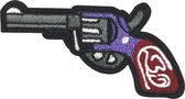 Patchy® – Revolver Strijkpatch - Strijkapplicatie - Strijkembleem - Badge