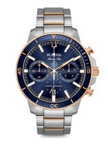 Bulova Marine Star 98B301 Horloge - Staal - Zilverkleurig - Ø 45 mm