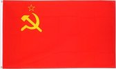 CHPN - Vlag - Vlag van Sovjet-Unie - Sovjet-Unie vlag - Gemeenschap Vlag - 90/150CM - USSR - Wapen van Sovjet-Unie