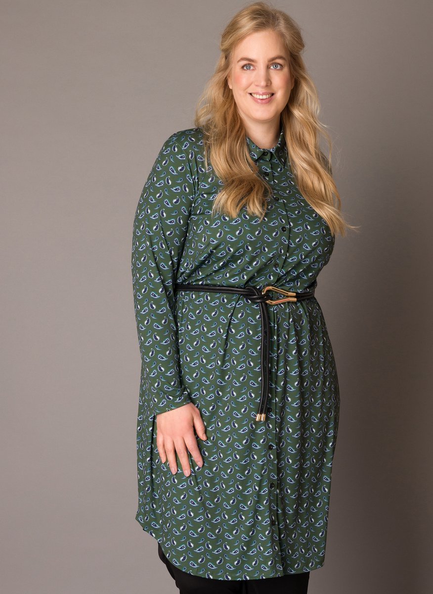 COLLETTA jurk print blouse look