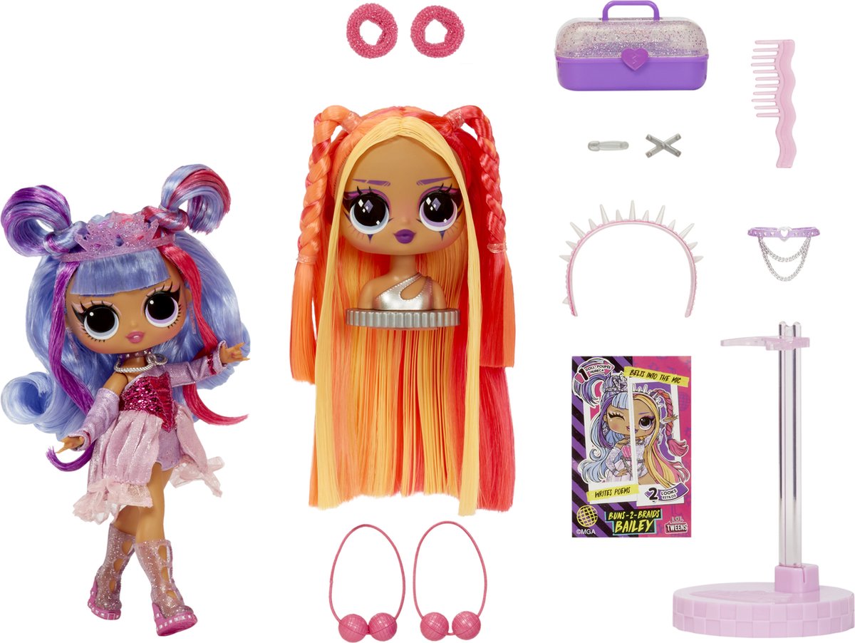 L.O.L. Surprise! Tweens Surprise - 16,5 cm - Swap Modepop - Buns-2-Braids Bailey — afbeelding 2