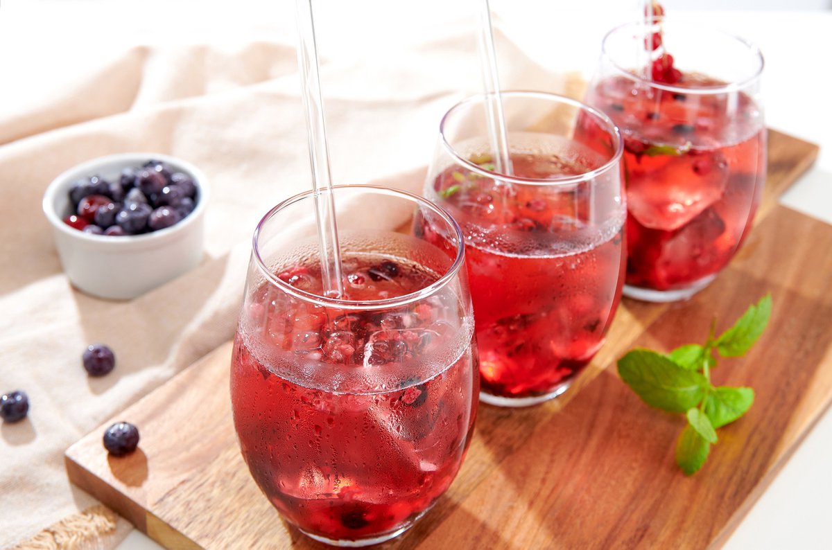 Ritzenhoff & Breker Cocktail longdrinkglazenset, 8-delig, elk 590 ml, inclusief glazen rietjes