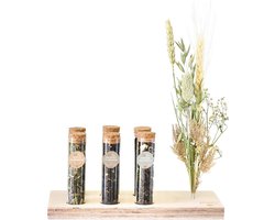 Het Theeplankje Bedanken - theeplank, thee proeverij pakket, thee cadeau, thee pakket, thee geschenk, bedankt cadeautje, cadeau set, gift set, brievenbus cadeau