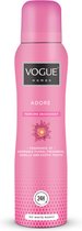 3x Vogue Adore Parfum Deodorant 150 ml
