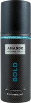3x Amando Deodorant Bold 150 ml