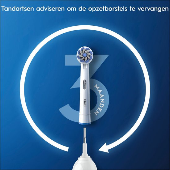 Oral-B Sensitive Clean - Opzetborstels - 4 Stuks - Oral B