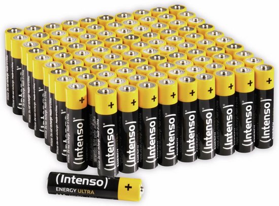 (Intenso) Energy Ultra batterijen AAA / LR03 - 100 stuks megapack - Alkaline (7501910MP)