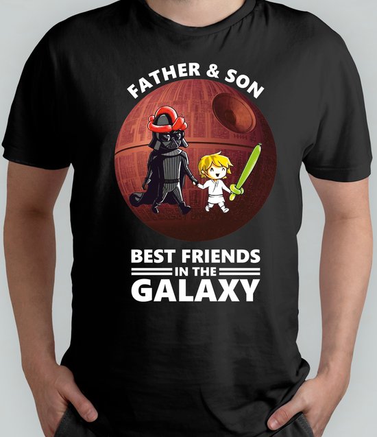PÈRE FILS -T Shirt - Papa - Cadeau - Cadeau - DadLife - BestDad - ProudDad - SuperHero - DadJokes -Père- Galaxy - Vaderdag - BestDad - Amour du Père