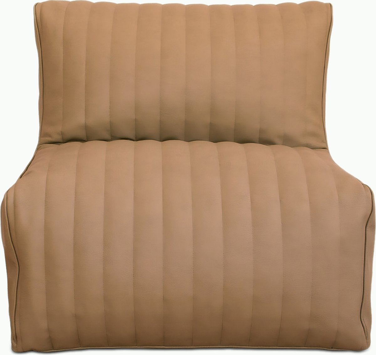 HENVAE® - Kinder zitzak - Kinder zetel - Zitzak voor kinderen - Bruin - Vegan Leer - Met Vulling - Loungestoel - Sofa - Beanbag - Lounger - Vlekbestendig - Waterbestendig - Speelkamer - Kinderkamer decoreren - Peuterkamer - voor Kinderen - Cadeau tip