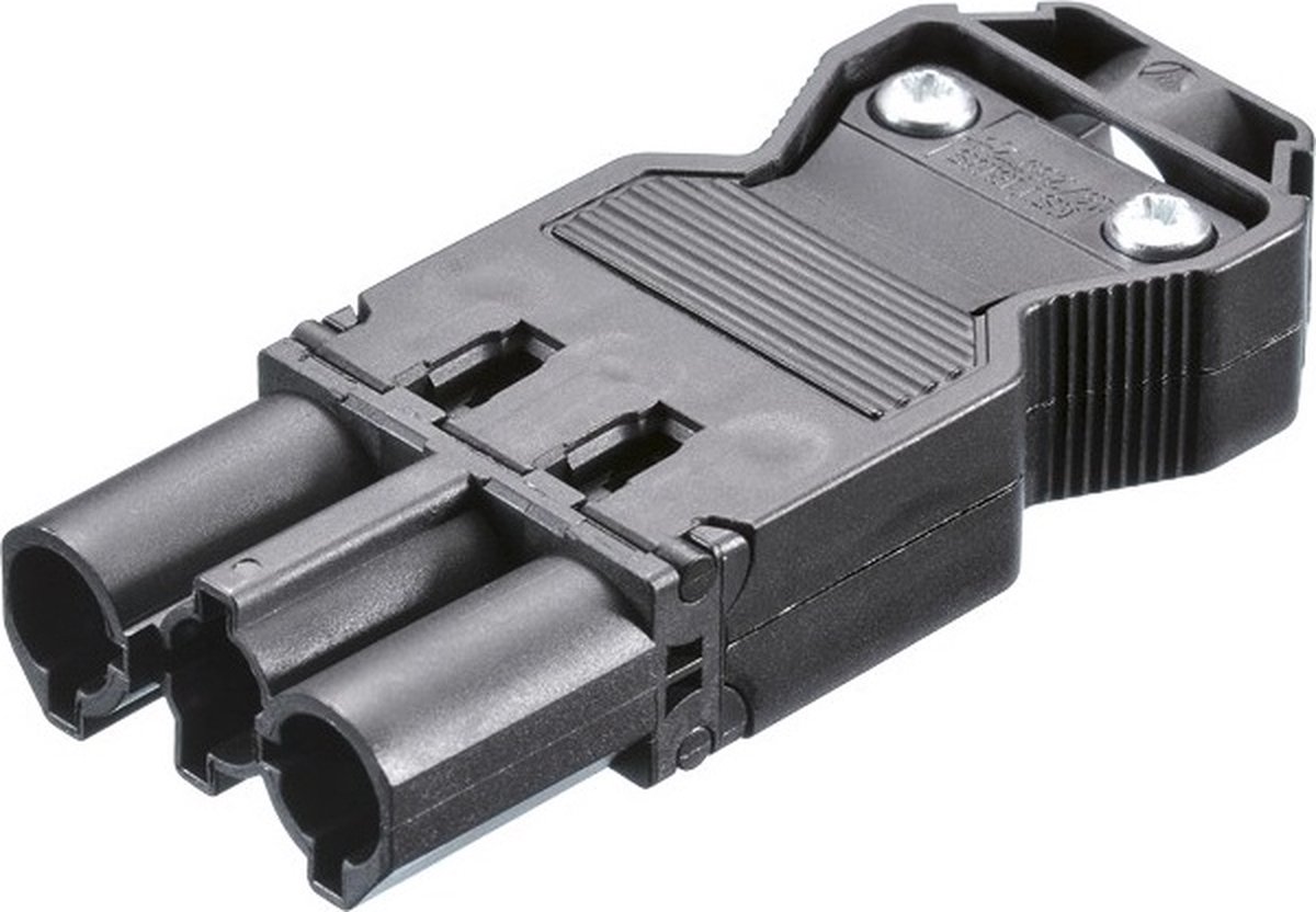 Bachmann installatiestekker connector - Wieland GST18® (m) / zwart