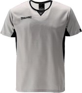 Spalding Referee T-shirt Met Korte Mouwen Grijs XS Man