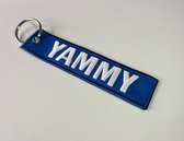 Yammy sleutelhanger blauw - Yamaha sleutelhanger - Motor sleutelhanger - Motorrijder kado cadeau - Yamaha MT 07/09/10 - Yamaha R6/R1 - Yamaha Tracer