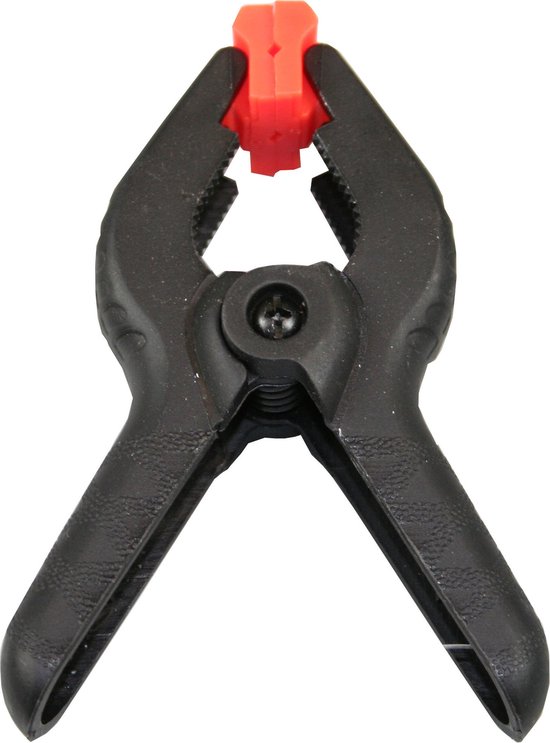 Benson Zeilklemmen/veerklemmen - 4x - kunststof - 10 cm - lijmklemmen met gekartelde kaken van Benson — afbeelding 2