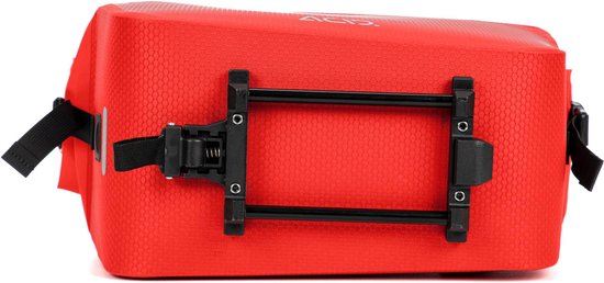 ACID Fietstas PRO RILink - Waterafstotend - Schouderriem - PVC-vrij - TPU - Inhoud. 14L - Rood/Zwart van ACID — afbeelding 3