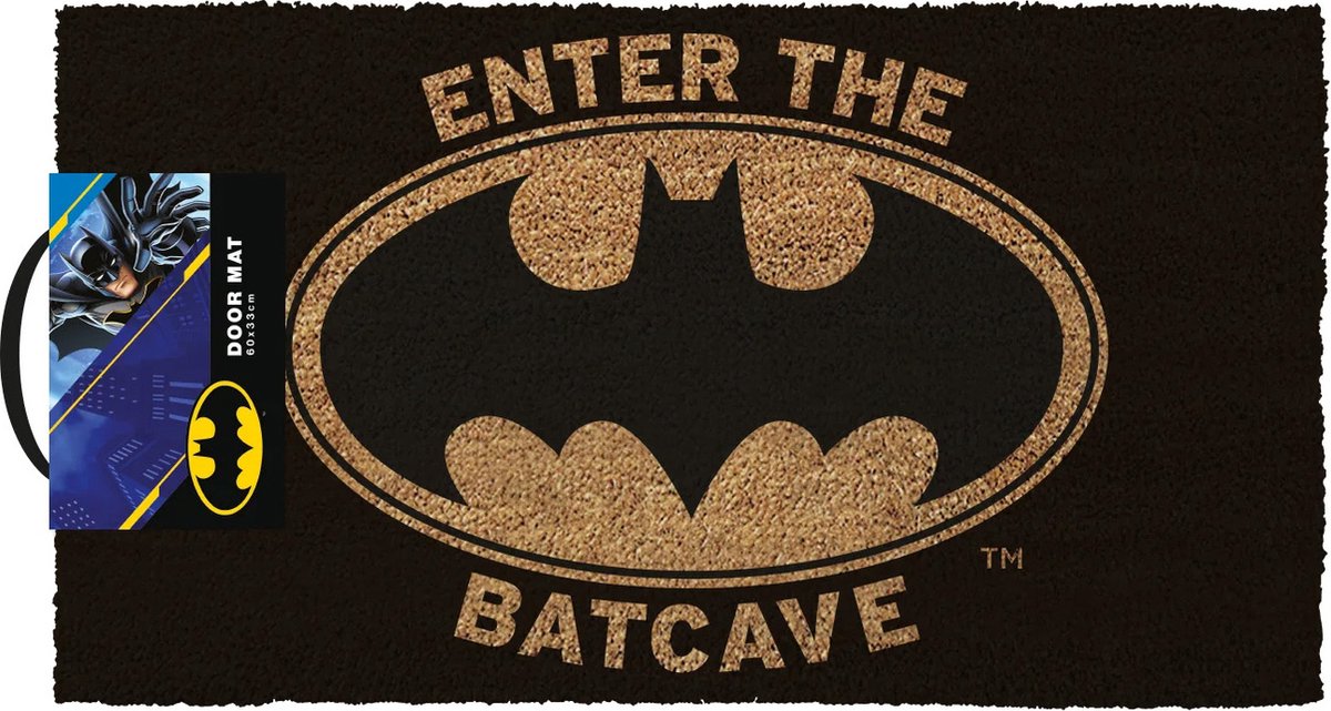 Batman (Welcome To The Batcave) Coir Slim Door Mat