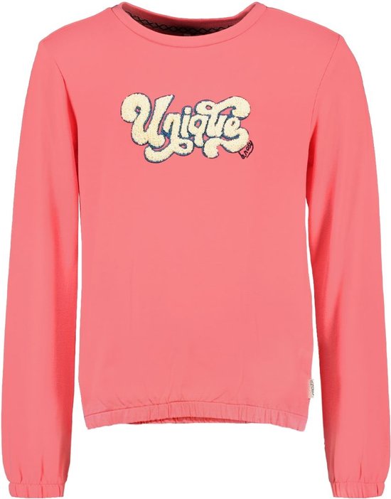 B.Nosy - Sweater Vito - Passion pink - Maat 116