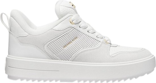 Michael Kors Rumi Lace Up Dames Sneakers - Optic White - Maat 36