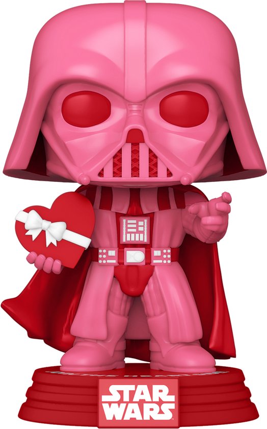 Funko Star Wars Verzamelfiguur Pop! Vinyl - Valentines Vader With Heart Roze