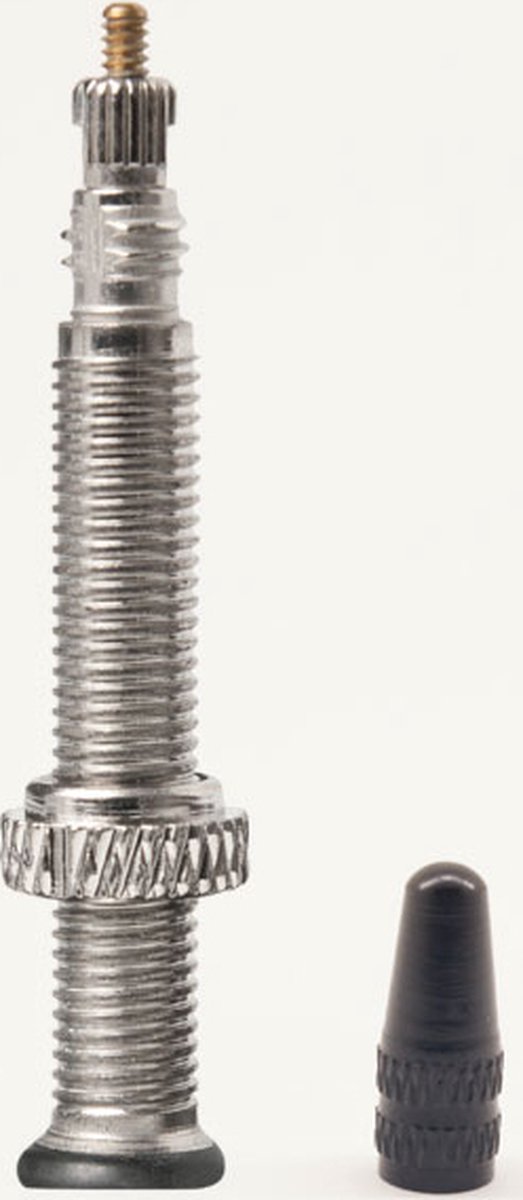 Frans of Presta ventiel - Zwart aluminium ventieldoppen van Merkloos — afbeelding 2