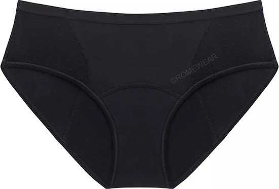 Menstruatie ondergoed - Menstruatie slip - 4 - laags - Lekvrij - Corrigerend ondergoed dames - Zwart