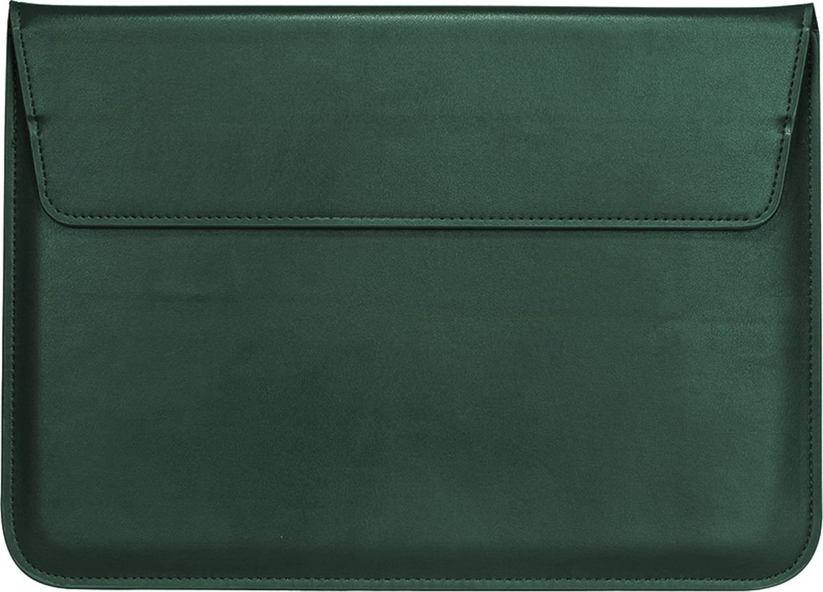 Mobigear - Laptophoes geschikt voor Laptop | Mobigear Envelope Sleeve (max 30 cm x 19 cm) Laptop hoes - Dark Green | Groen