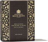 MOLTON BROWN - Délicieuse boule festive rhubarbe et rose - 75 ml - Coffret cadeau unisexe