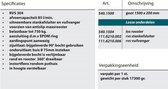 RVS keukengoot 1500 x 200 mm