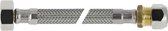 Bonfix - Flexible - Bonfix de raccordement en acier inoxydable - 3 -8" x 15 mm - filetage femelle x compression - longueur 35 cm - agrément KIWA
