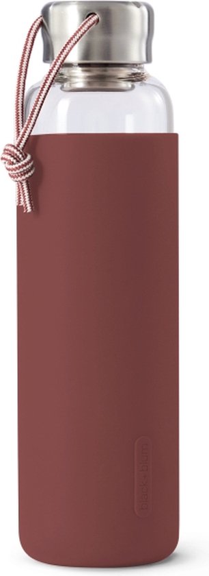 BLUEGO Glazen waterfles van 82 ml met twee rietjes en roestvrijstalen handvat, grote motiverende waterfles met siliconen hoes, sportwaterfles, glazen drinkfles, BPA-vrij, olijf