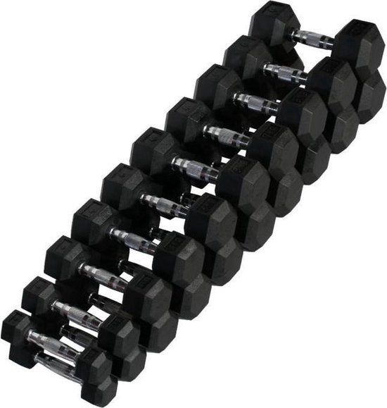 Fitgoodz - Dumbbel - Hexa dumbbell - 20 Kg - Hex Dumbbell - Krachttraining - Crossfit
